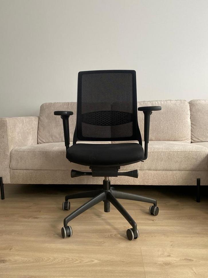 Ergonomische Ahrend Gispen ZINN bureaustoel, Huis en Inrichting, Bureaustoelen, Zo goed als nieuw, Zwart, Ophalen of Verzenden
