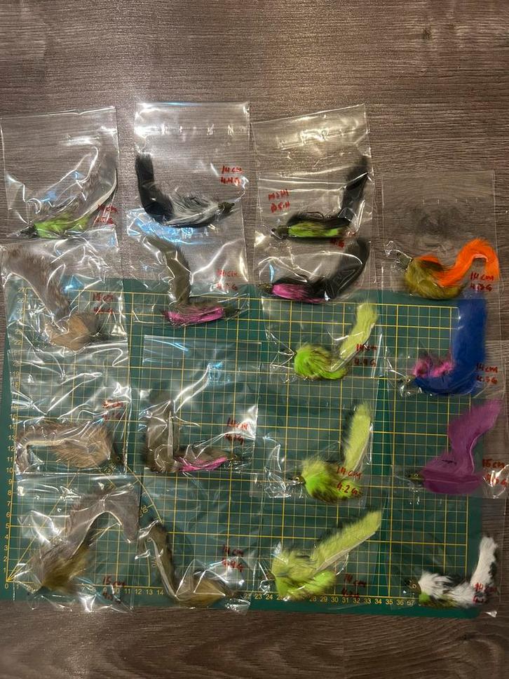 Hand gemaakte streamer verzwaare kop zonker strip., Watersport en Boten, Hengelsport | Vliegvissen, Nieuw, Werphengel, Ophalen of Verzenden