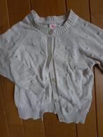HEMA vest beige dots maat 98/104, Kinderen en Baby's, Kinderkleding | Maat 98, Meisje, Trui of Vest, Ophalen of Verzenden, Zo goed als nieuw