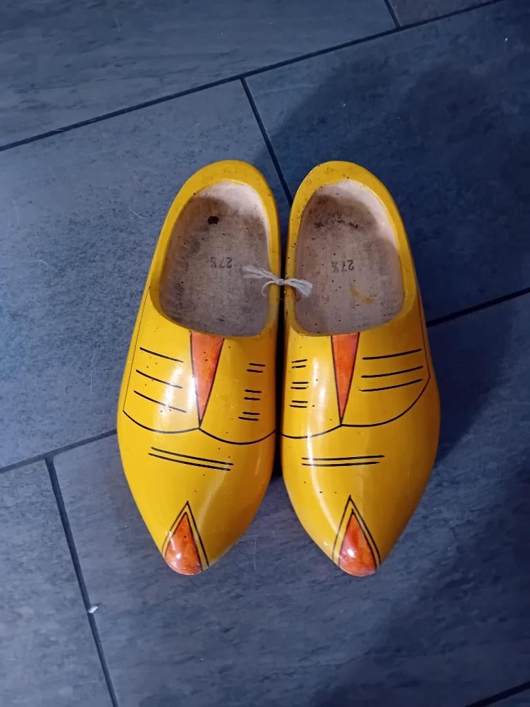 Houten klompen maat 271/2...ca schoenmaat 42, Ophalen of Verzenden, Zo goed als nieuw, Zwart, Klompen