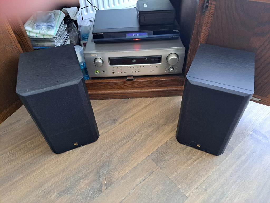 Denon radio met 2 boxen, Audio, Tv en Foto, Stereo-sets, Ophalen of Verzenden, Gebruikt, Denon