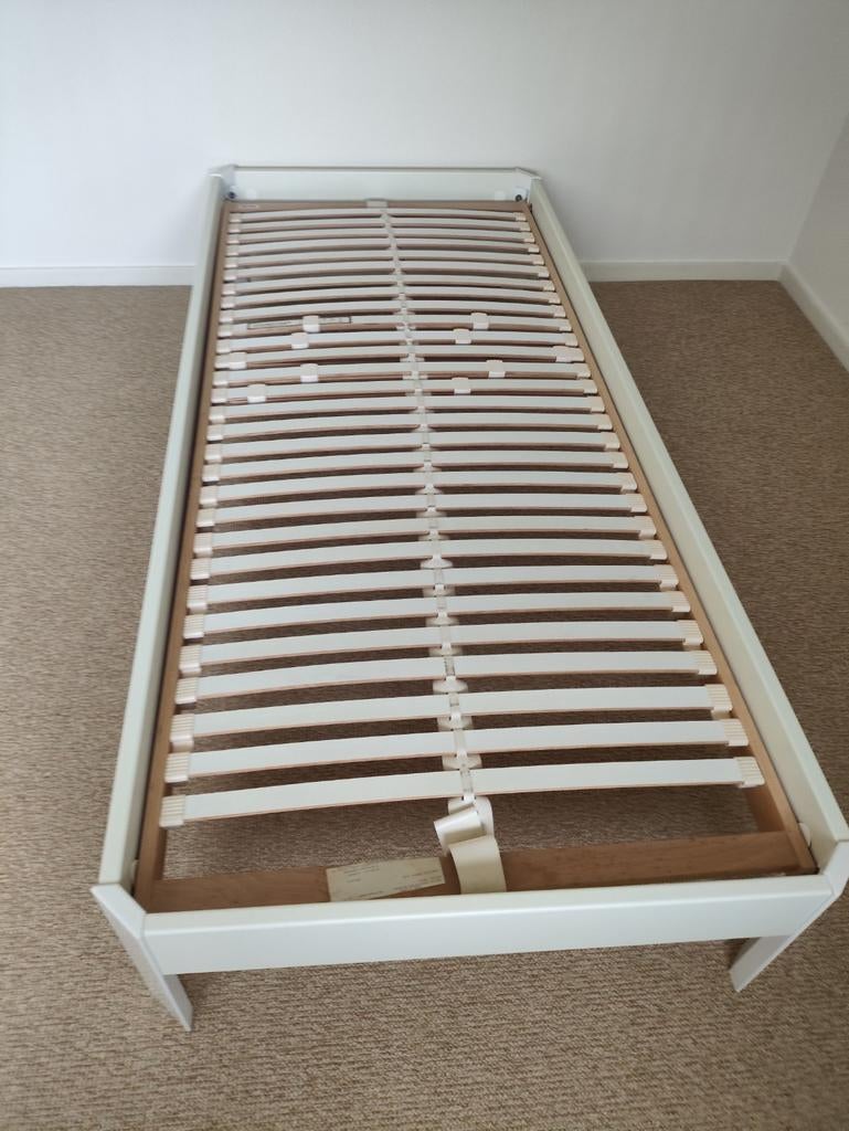 1 persoonsbed, Huis en Inrichting, Slaapkamer | Bedden, Ophalen, Gebruikt, 90 cm, Eenpersoons