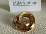 Q391/Vintage ANDREAS DAUB Amerik vergulde Broche, Overige materialen, Gebruikt, Verzenden, Minder dan 4 cm