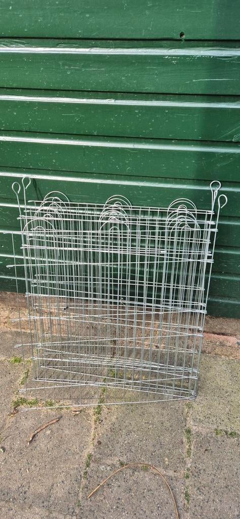 Paneel ren voor konijn 6 delig, Dieren en Toebehoren, Ophalen, 110 cm of meer, Ren, Konijn