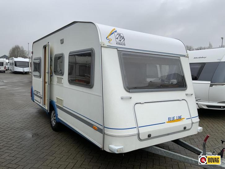 Knaus Blue Line 450 TK 2e paasdag open, Caravans en Kamperen, Caravans, Bedrijf, tot en met 5, 750 - 1000 kg, Standaardzit, Knaus