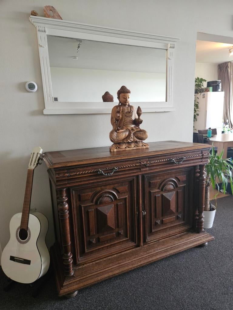 prachtig antiek houten dressoir, Ophalen