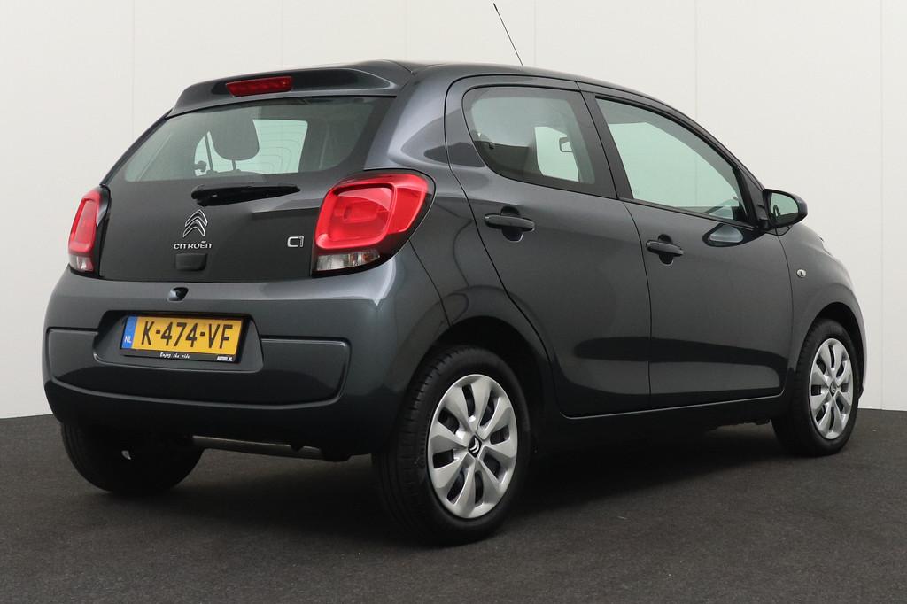 Citroën C1 1.0 73 PK VTi Pack Comfort Bluetooth LED DAB, Voorwielaandrijving, Stof, Gebruikt, 4 stoelen