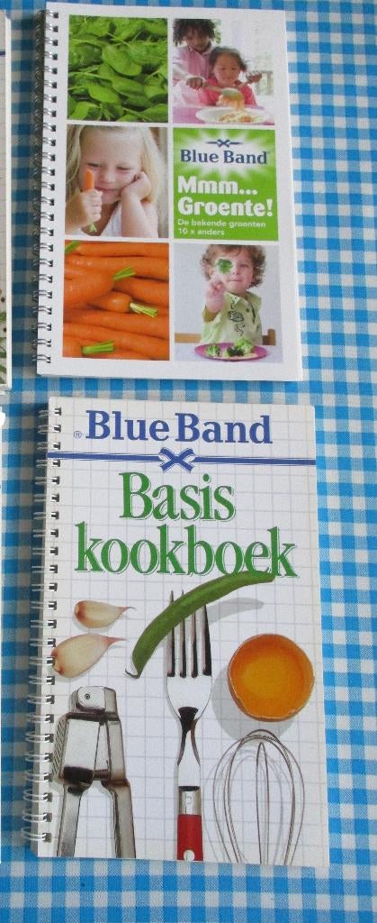 Blue Band kookboekjes - Basiskookboek en Mmm..groente., Boeken, Ophalen of Verzenden, Zo goed als nieuw, BlueBand, Nederland en België