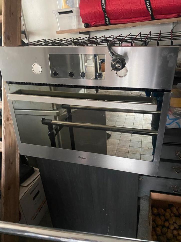 Supermooie inbouw combimagnetron van Whirlpool, Witgoed en Apparatuur, Magnetrons, Zo goed als nieuw, Inbouw, Combimagnetron, 45 tot 60 cm