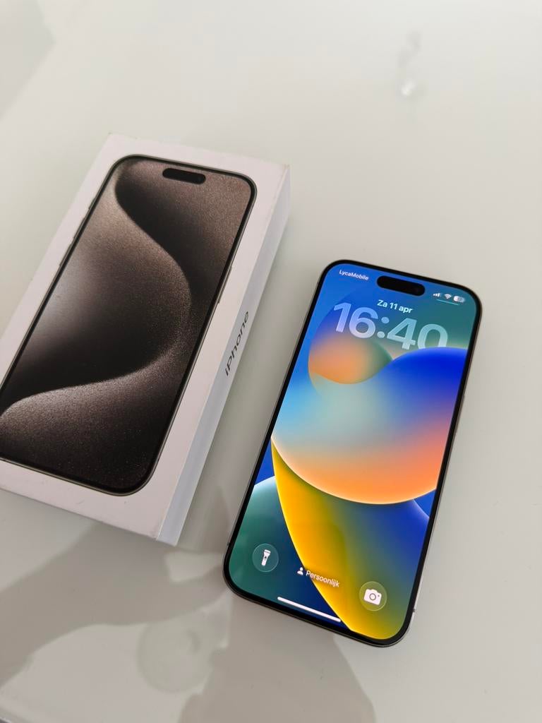 Apple iphone 15 pro 256GB zo goed als nieuw, 256 GB, Zwart, Ophalen of Verzenden, Zo goed als nieuw