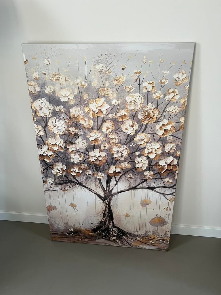Canvas boom xxl €10,- afhaal lees, Huis en Inrichting, Woonaccessoires | Schilderijen, Tekeningen en Foto's, Ophalen, Nieuw