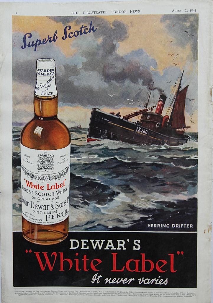Grote collectie DEWAR'S reclame posters diverse formaten, Ophalen, A1 t/m A3, Reclame, Rechthoekig Staand