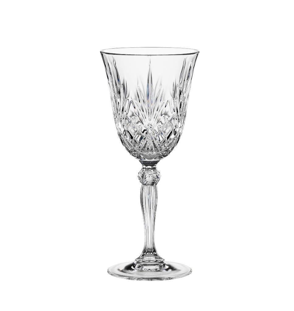 Wijnglas 24cl - 6 stuks Kristalglas Bohemia Selection Ashley, Huis en Inrichting, Keuken | Servies, Ophalen, Glas of Glazen, Nieuw