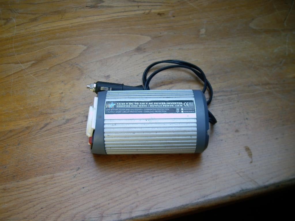 Te Koop: Omvormer van 12volt naar 230volt. 150 Watt, Ophalen of Verzenden, Gebruikt