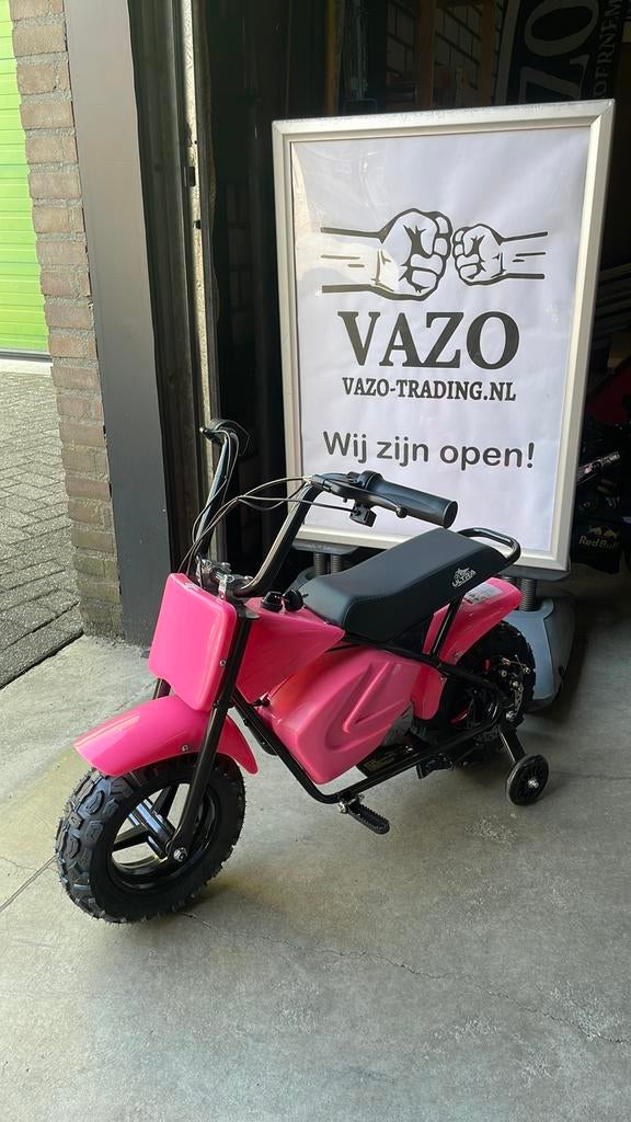 Roze elektrische kindermotor - monkeybike €249,00, Ophalen, Nieuw