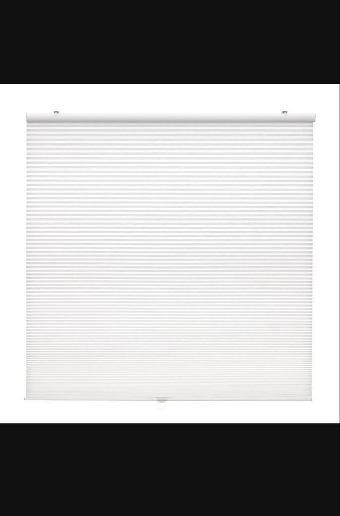 Hoppvals Plissegordijnen - 2x 60x155, 1x 140x155, Ophalen, Gebruikt, 100 tot 150 cm, Wit