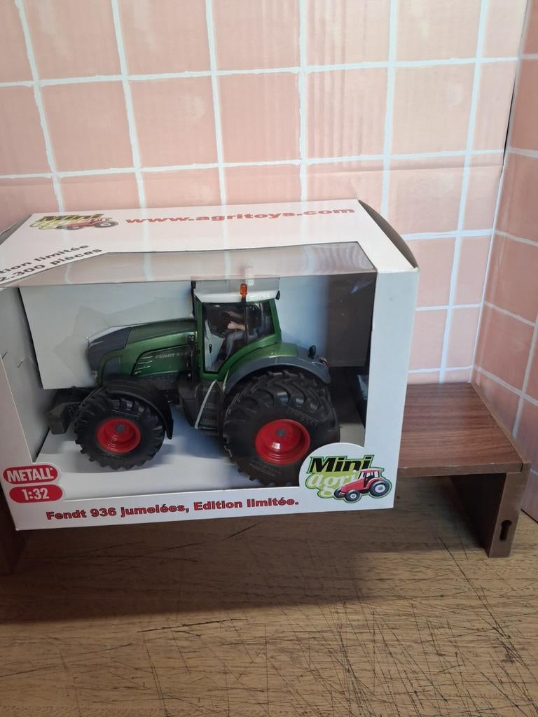 Siku - Mini Agri Fendt 936 Jumelées, Hobby en Vrije tijd, Ophalen of Verzenden, Nieuw, Tractor of Landbouw, Overige merken