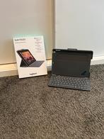 Logitech Slim Folio Toetsenbordhoes voor iPad (5e/6e gen), Ophalen, Zo goed als nieuw, 10 inch, Bescherming voor- en achterkant