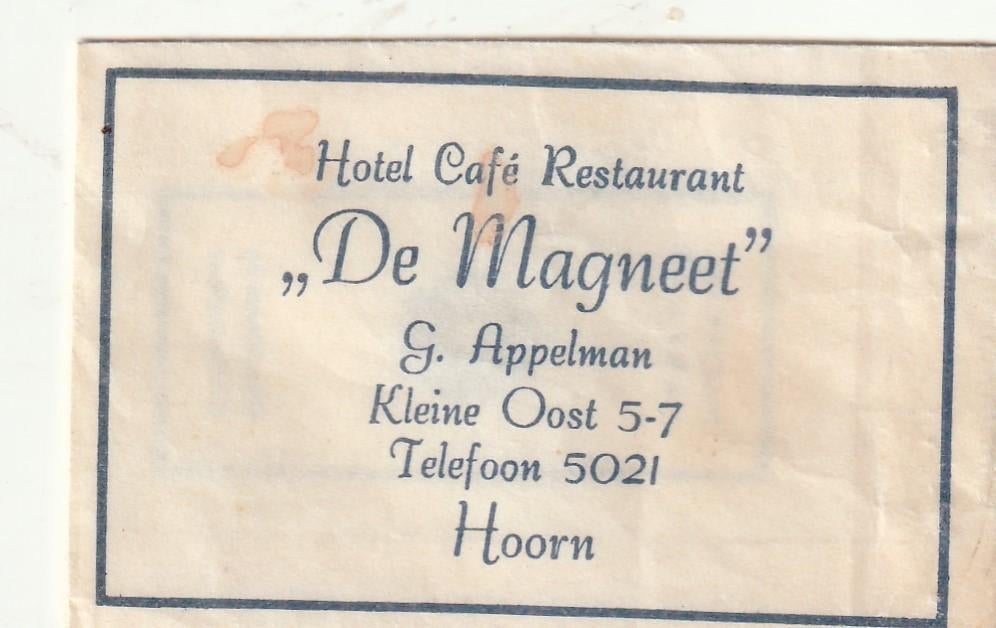 suikerzakje #6 : De Magneet Hoorn, Verzenden, Nederland