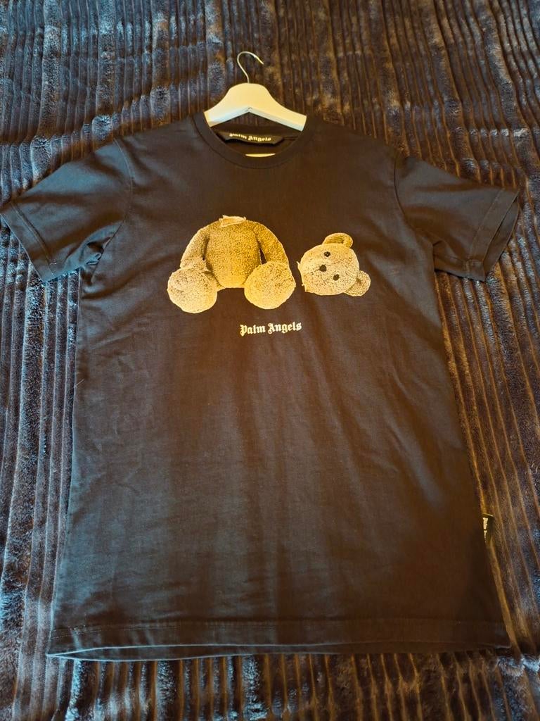 Palm Angels T-shirt met teddybeer print, Palm Angels, Zwart, Ophalen of Verzenden, Zo goed als nieuw