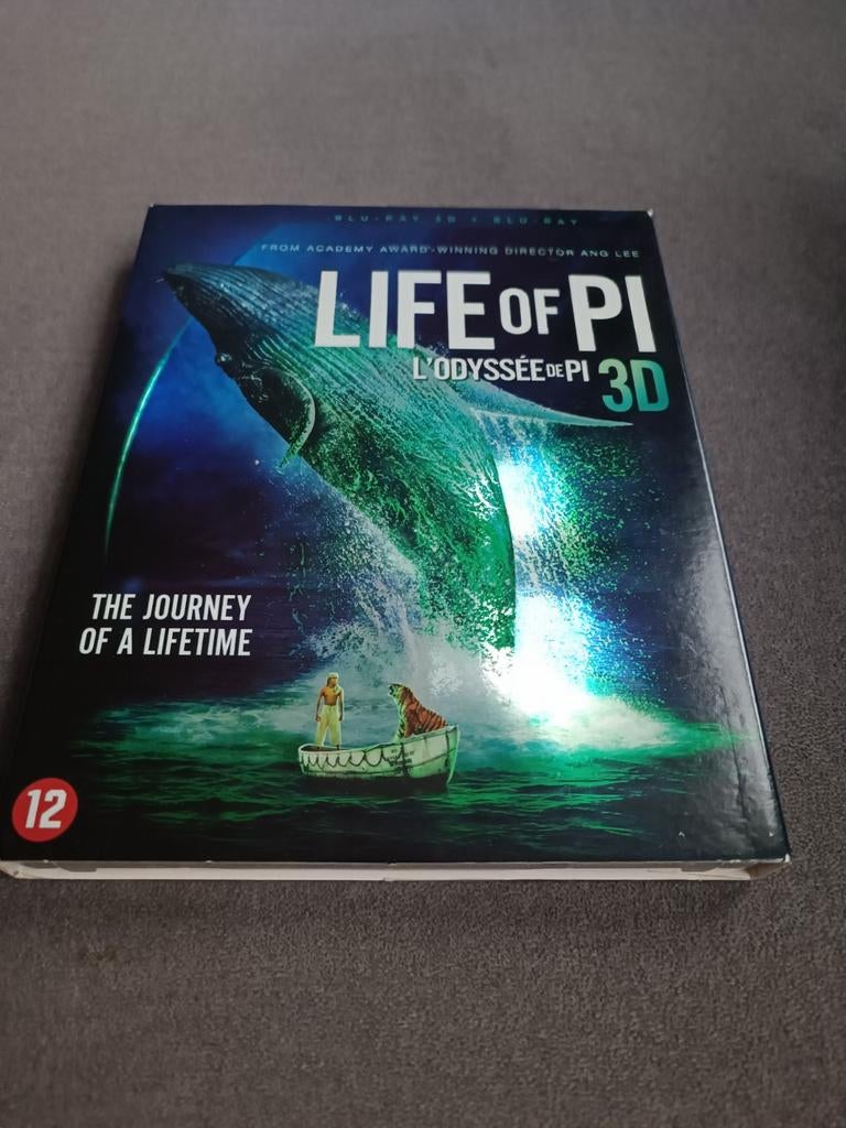 Life of Pi 3D - bluray, Cd's en Dvd's, Blu-ray, Ophalen of Verzenden, Zo goed als nieuw, Muziek en Concerten