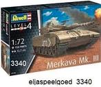 Modelbouw Revell 1:72 Tank Merkava MKIII 3340 modeltank., Hobby en Vrije tijd, Modelbouw | Auto's en Voertuigen, Revell, Nieuw