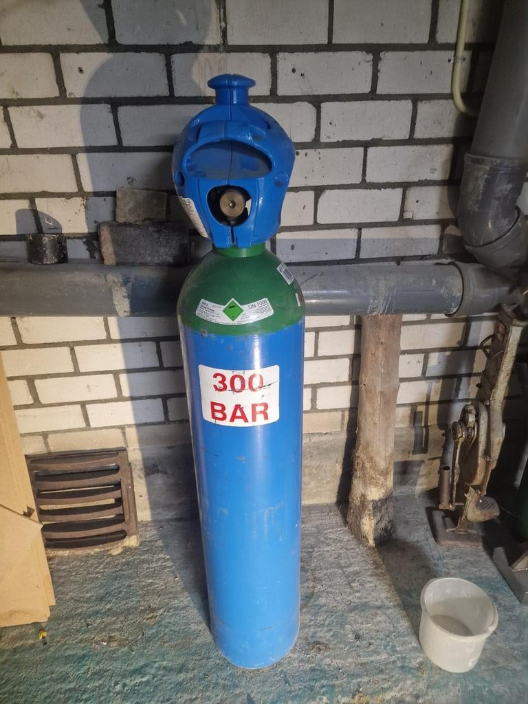 Volle Air Liquide Exeltop argon gasfles 33L 300bar, Ophalen, Zo goed als nieuw, 250 ampère of meer, Tig