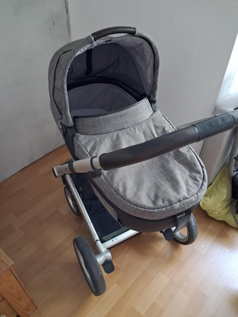 Mutsy baby- en kinderwagen, zeer compleet, Ophalen, Gebruikt, Mutsy, Met reiswieg