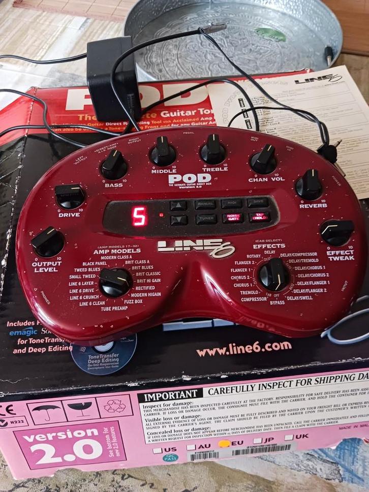 Line6 POD version 2.0 gitaar effect, Muziek en Instrumenten, Effecten, Ophalen