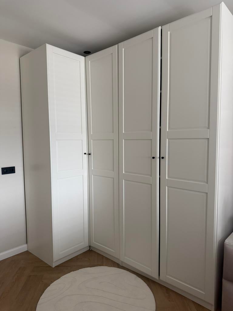 IKEA PAX kasten completeSet(4 stuks+hoek)incl.lades&indeling, Ophalen, Zo goed als nieuw, 50 tot 75 cm, 200 cm of meer