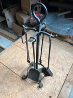 Smeedijzeren Haardset - Compleet en Robuust, Huis en Inrichting, Haarden, Ophalen of Verzenden, Gebruikt, Vrijstaande haard, Overige soorten