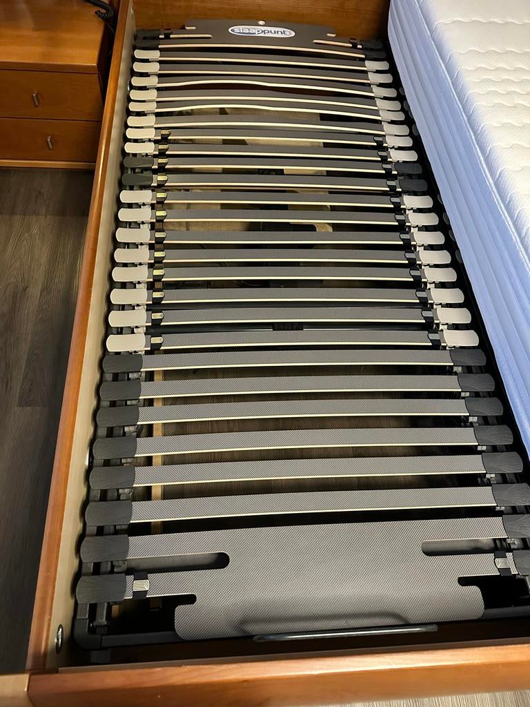 Slaappunt elektrische bedbodem 90x200 cm, Ophalen, Gebruikt, 90 cm, Eenpersoons