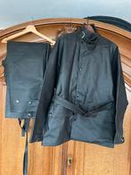 Design Classic! RUBBER Belstaff Black Prince motorpak uniek!, Ophalen, Tweedehands, Heren, Jas | leer
