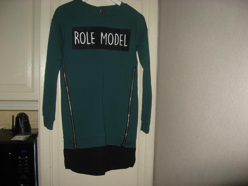 NIEUWE lange flesgroene sweater, Coolcat, mt 158, Kinderen en Baby's, Kinderkleding | Maat 158, Trui of Vest, Coolcat, Nieuw, Verzenden