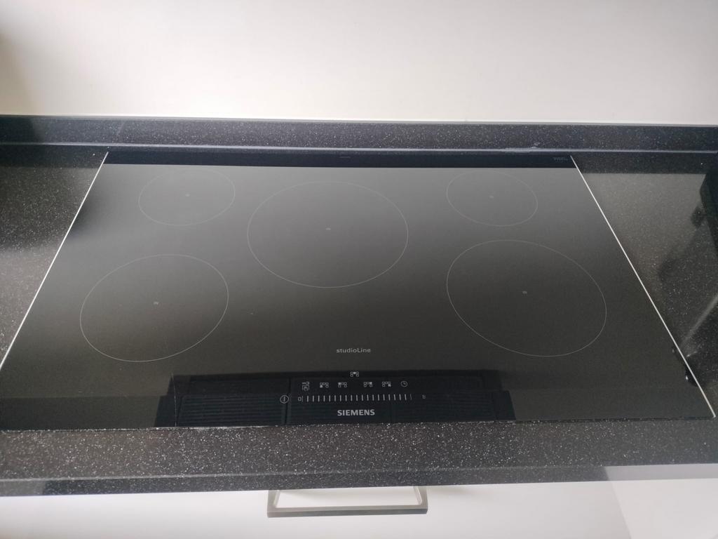 Siemens studioline inductie kookplaat 81x52cm, Witgoed en Apparatuur, Kookplaten, Gebruikt, Inbouw, Inductie, 5 kookzones of meer