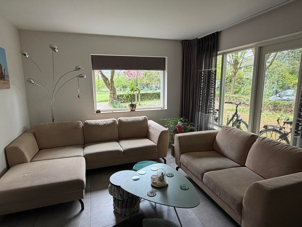 Nog prma zittend bankstel, Huis en Inrichting, Banken | Bankstellen, Ophalen, Gebruikt, Hoekbank, 75 tot 100 cm