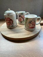 Seasons by Jet Servies Setje - Suikerpot, Melkkan, Mok, Gebruikt, Keramiek, Overige typen, Ophalen of Verzenden