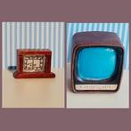 Vintage poppenhuis Barton klok & Triang Bush tv, Ophalen of Verzenden, Gebruikt, Decoratie