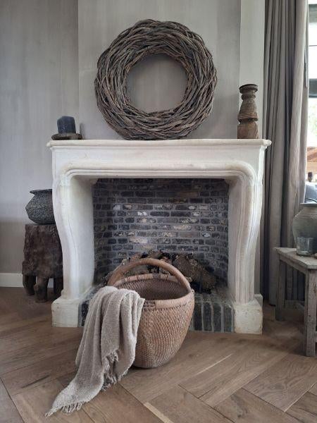 Oude Oosterse mand met handvat, Valkehorst Honselersdijk, Info@stoer-stijlvol.nl, Ophalen of Verzenden, Riet