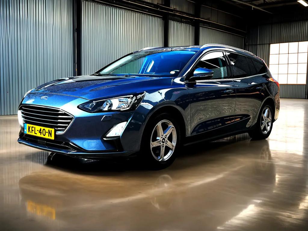 Ford Focus 1.0 EcoBoost Vignale carplay_Camera_ € 10.940,0, 125 pk, Gebruikt, Blauw, Geïmporteerd