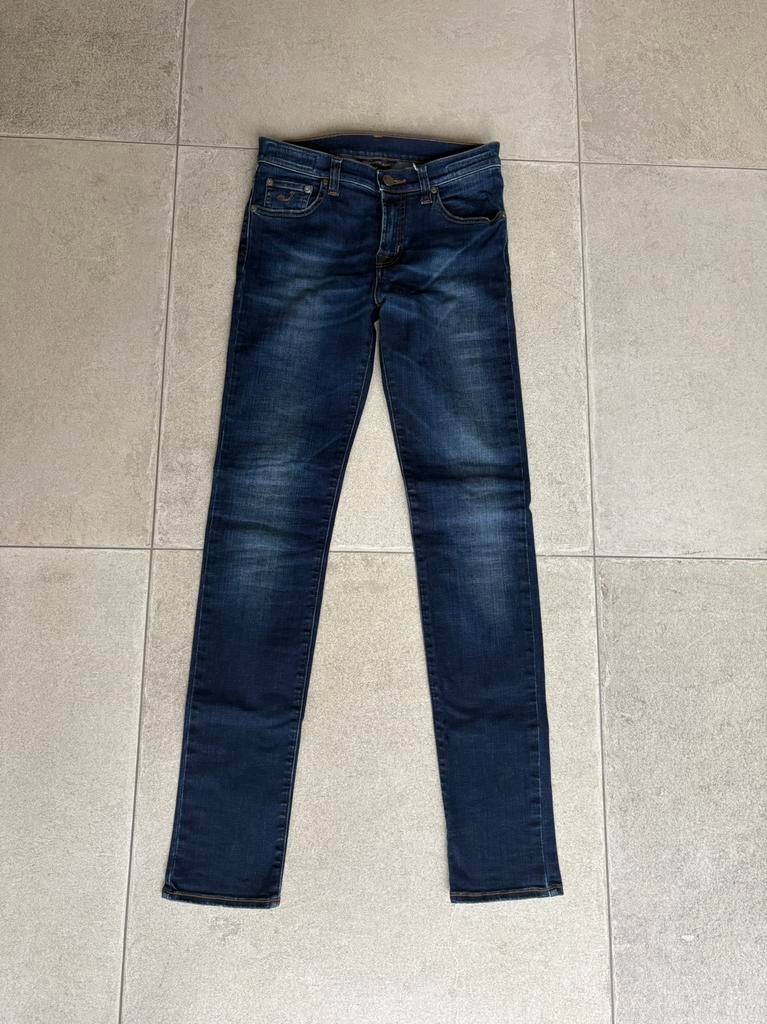 ZGAN spijkerbroek van Jacob Cohen model 710 slim W28 L32, Ophalen of Verzenden, Zo goed als nieuw, Blauw, W28 - W29 (confectie 36)
