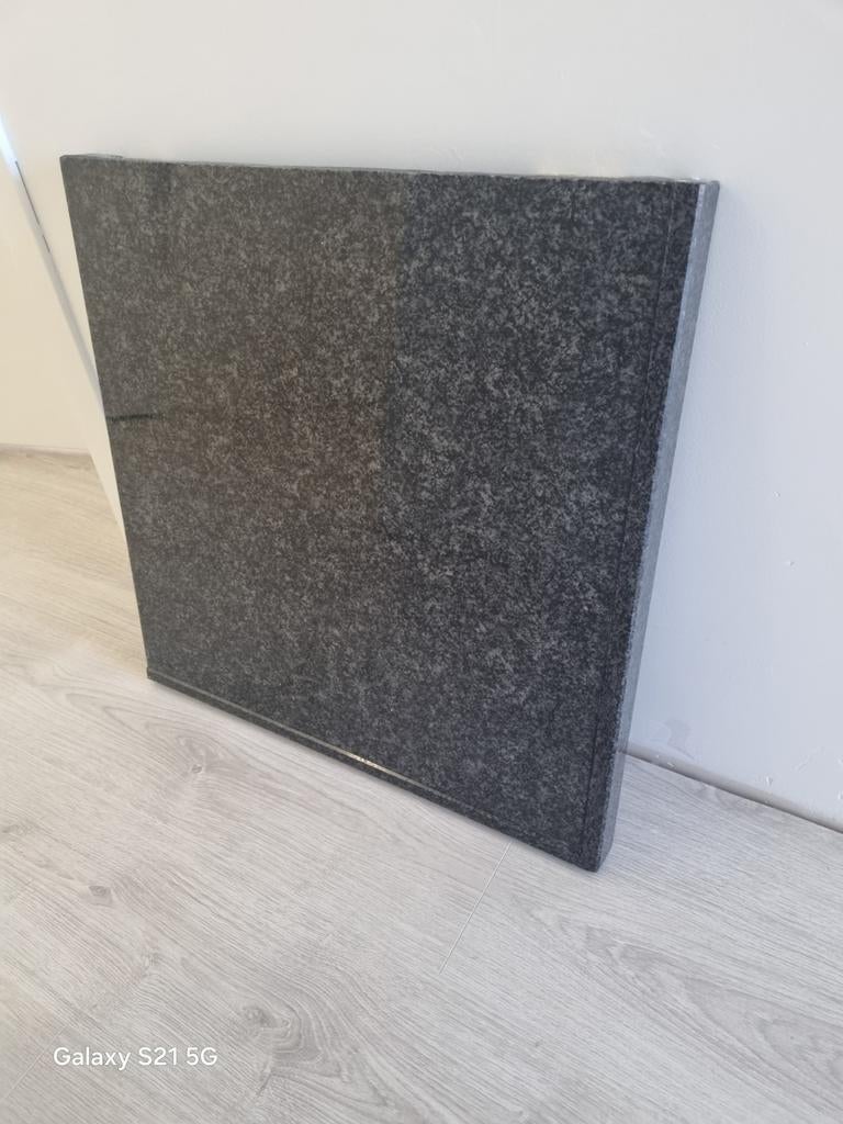 Natuursteen bovenblad 60x60, Huis en Inrichting, Keuken | Keukenelementen, Ophalen, 50 tot 100 cm, Zo goed als nieuw, Minder dan 100 cm