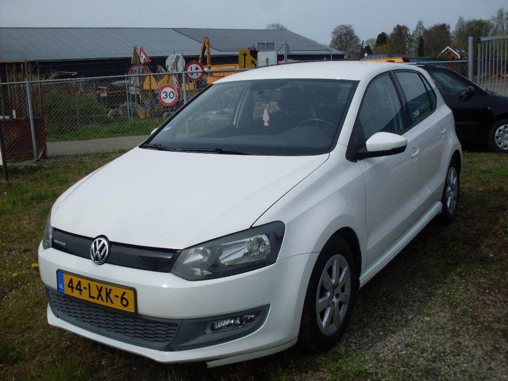 Volkswagen Polo 1.2 TDI 75PK 5D Bluemotion 2010 Wit, Voorwielaandrijving, 74 pk, 1199 cc, 96 €/maand