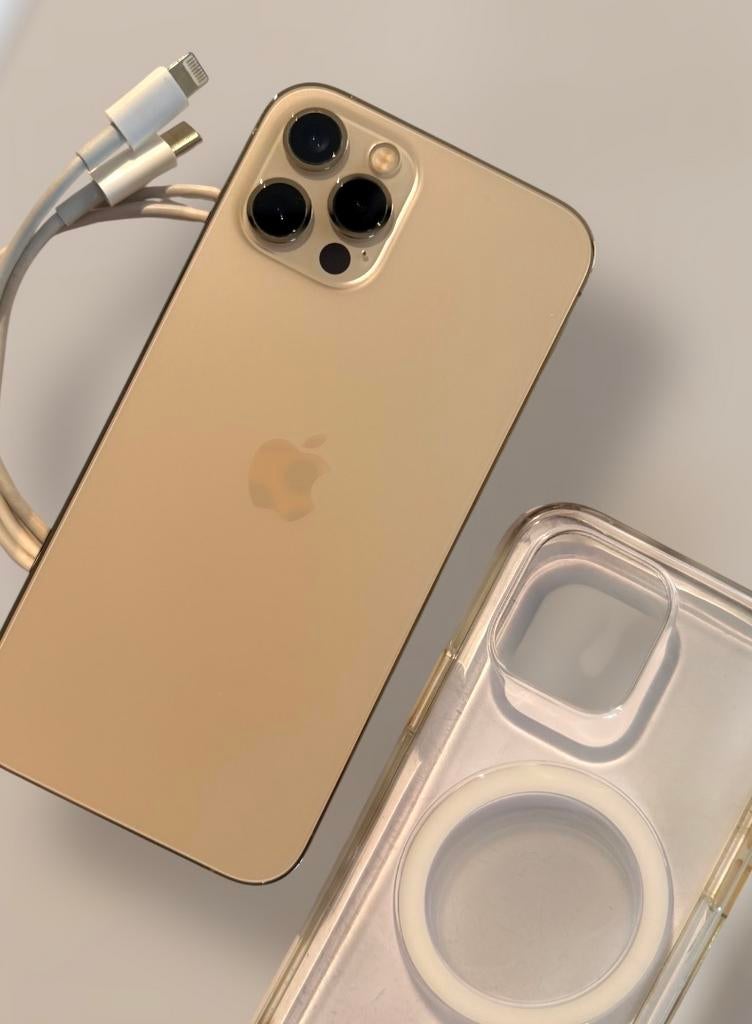 iPhone 12 Pro Goud 128GB - Zeer goede conditie, Telecommunicatie, Mobiele telefoons | Apple iPhone, 128 GB, Zo goed als nieuw