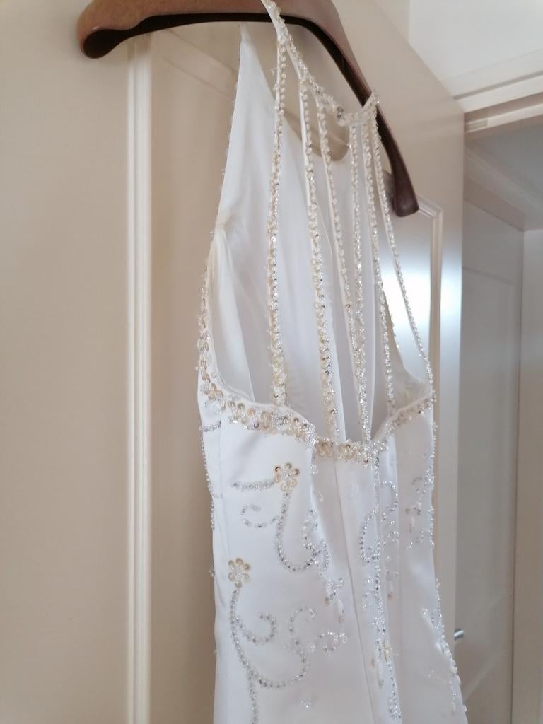 Trouwjurk, Trouwjurk, Wit, Ophalen of Verzenden, Onbekend