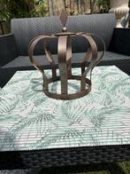 IJzeren kroon voor planten of decoratie, Ophalen of Verzenden, Metaal, Bruin, Gebruikt