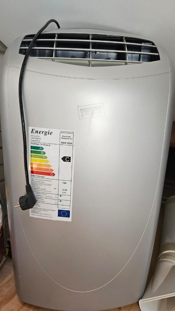 Bodner & Mann Mobiele Airco, Witgoed en Apparatuur, Airco's, Ophalen, Gebruikt, Minder dan 60 m³, 3 snelheden of meer