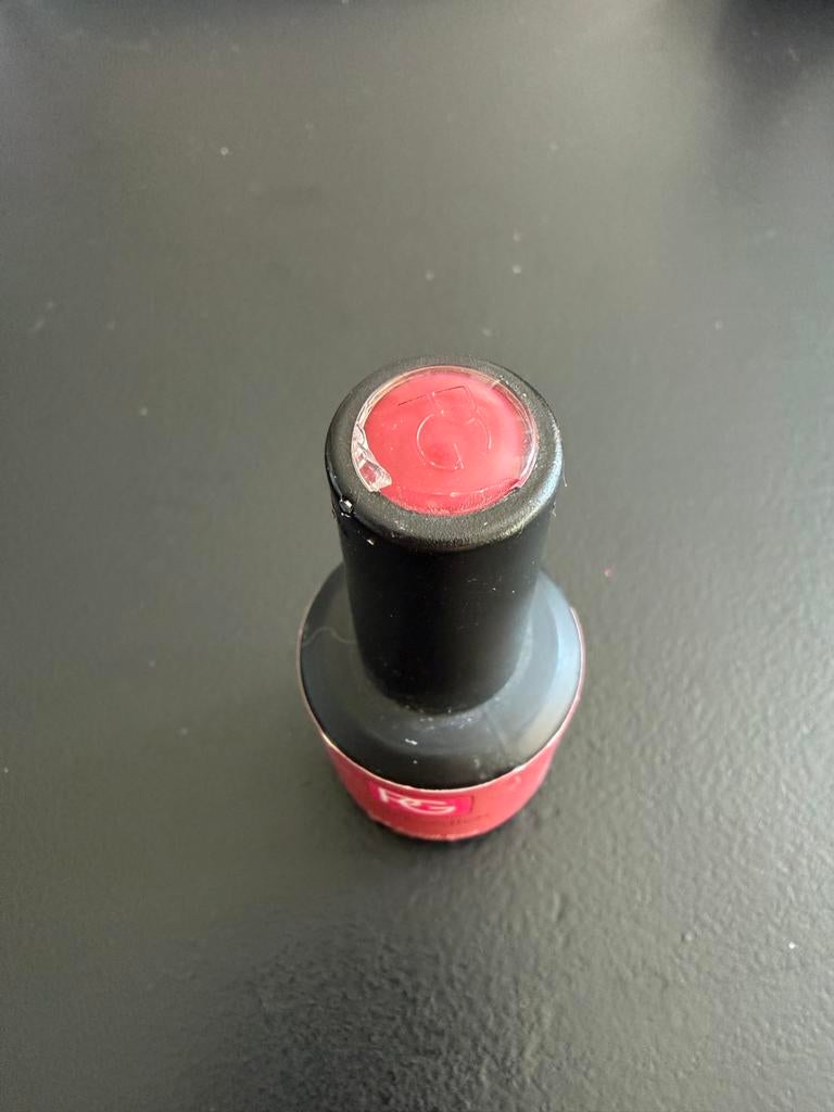 PinkGellac 142 Coral Red gellak, Ophalen of Verzenden, Zo goed als nieuw, Rood, Handen en Nagels
