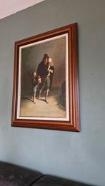 Schilderij 'Langs moeders graf', Antiek en Kunst, Ophalen of Verzenden