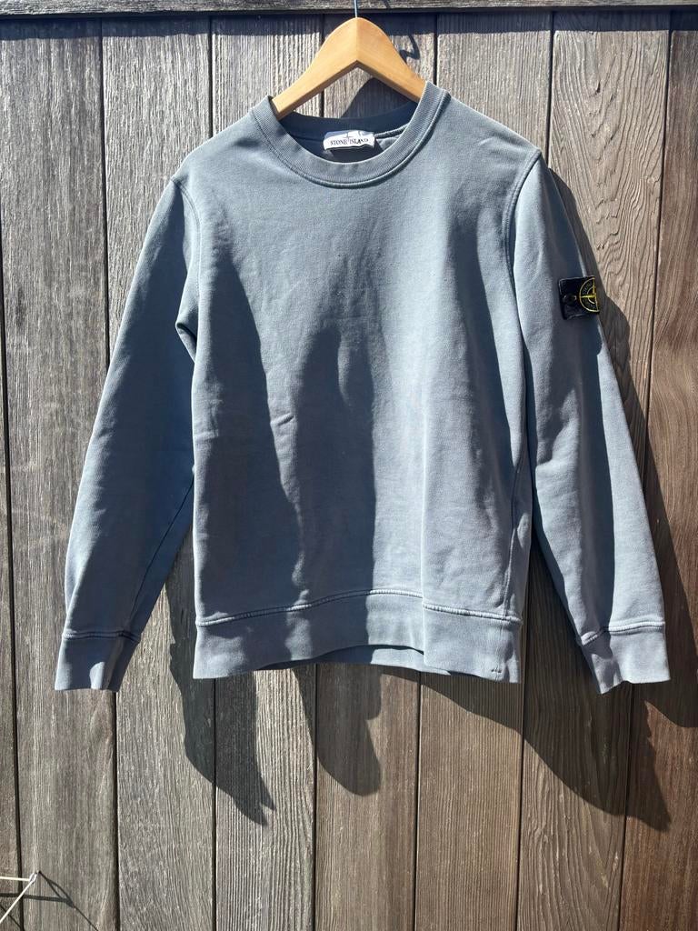 Stone Island trui - Grijsblauw - Maat S - Zeer goede staat, Kleding | Heren, Truien en Vesten, Ophalen of Verzenden, Zo goed als nieuw